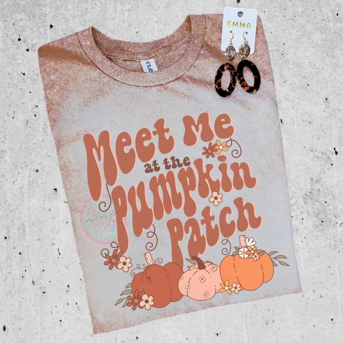 Meet Me at the Pumpkin Patch Bleached Tee *Closes Sunday 9/22