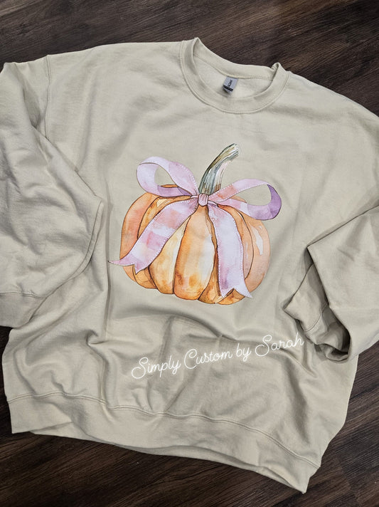 Pumpkin Pink Bow *CLOSES 9/22*