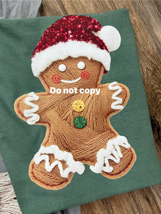 Realistic Yarn Gingerbread