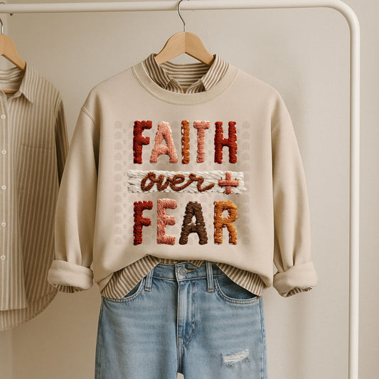 Faith Over Fear (faux yarn) *CLOSES 11/23*