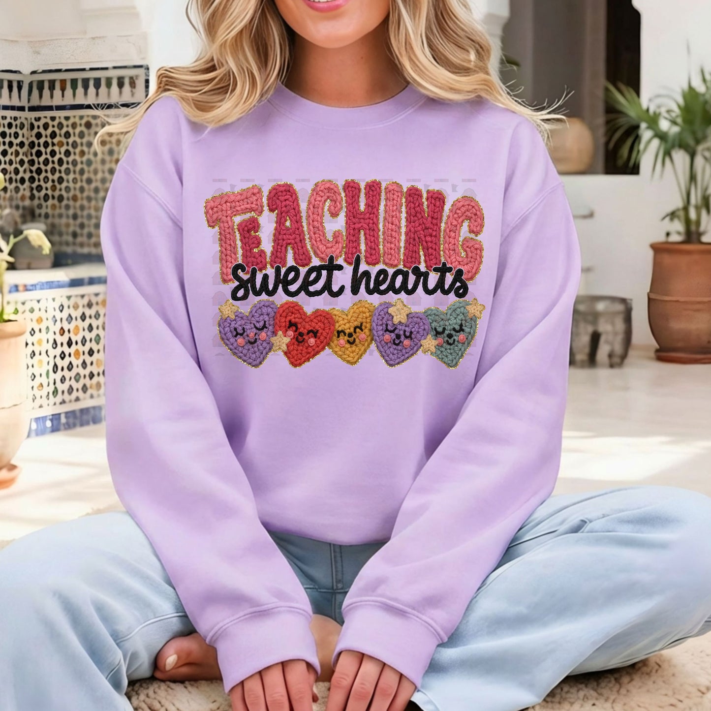 Teaching Sweethearts (faux knitting design!) *CLOSES JAN 11*