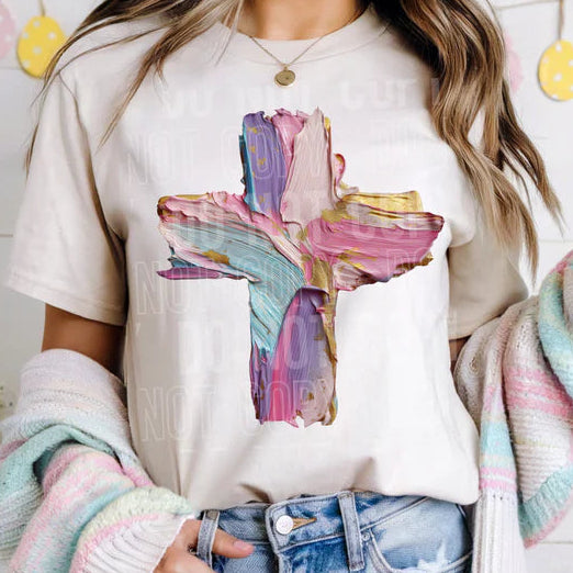 Pastel Painted Cross *CLOSES JAN 18*