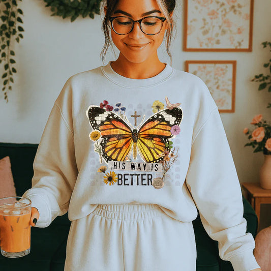 His Way is Better Butterflies (ink can be white or black as seen in the photos!) *CLOSES JAN 11*