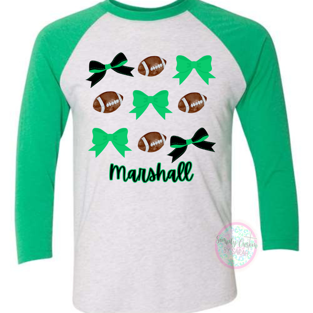 Marshall Football Bows (any team/colors can be done, please reach out for a custom!)