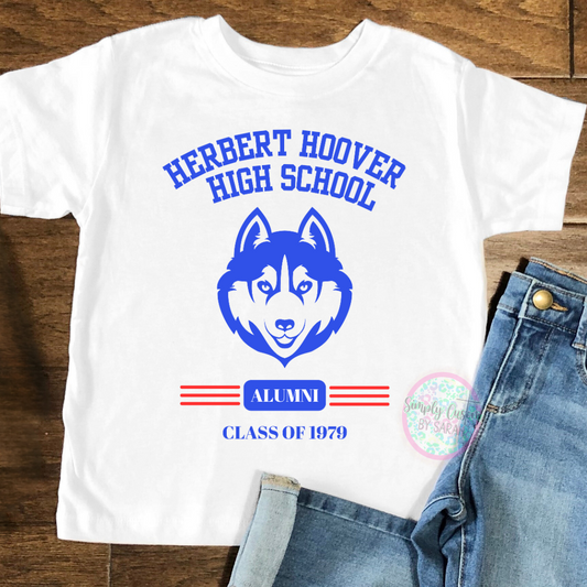 Herbert Hoover High School Alumni 1979 (Not guaranteed for class Reunion if ordered after 9/14/24)