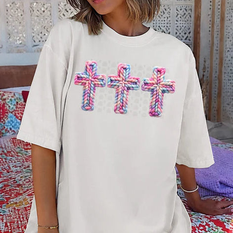 Pastel Yarn Trio Crosses *CLOSES JAN 18*