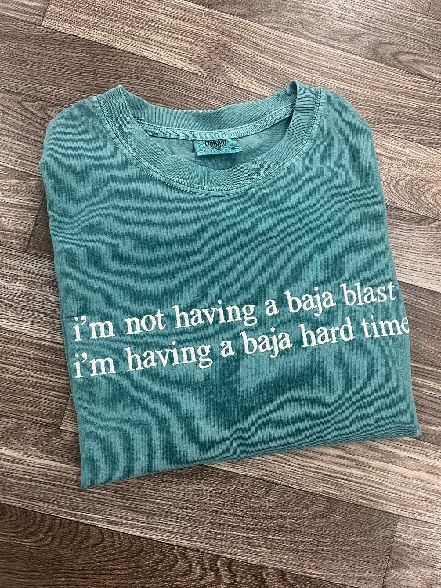 Baja Embroidered Comfort Colors Short Sleeve T-Shirt *CLOSES MARCH 1*