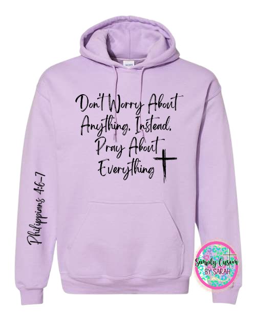 *EXLCUSIVE* Don't Worry About Anything, Instead, Pray About Everything (sleeve design!!)