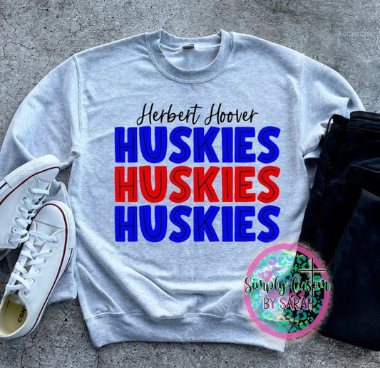 Herbert Hoover Huskies Crewneck Sweatshirt