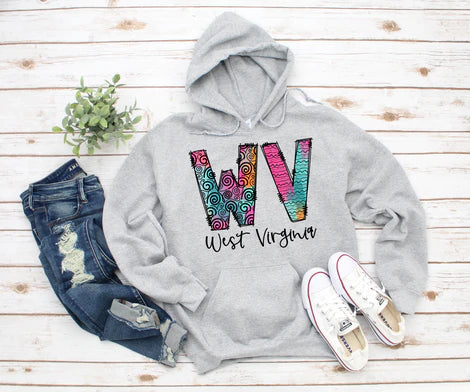 WV Swirly Hoodie